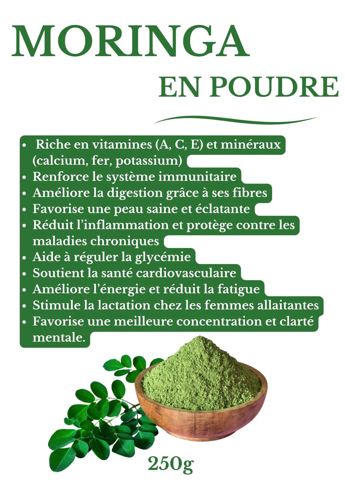 Moringa en poudre Ma boutique