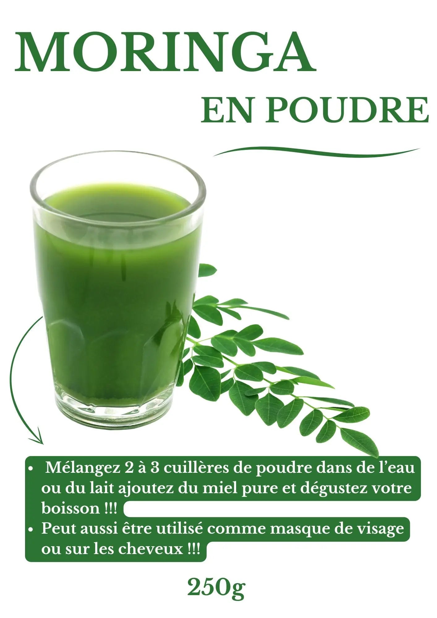 Moringa en poudre Ma boutique